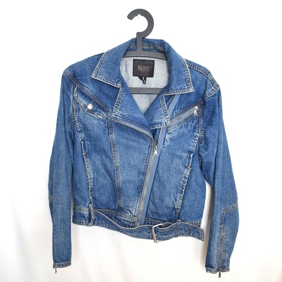 PAIGE Jackets & Blazers - Paige Denim moto jacket Size Small
